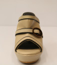 Beige and Black Artificial Leather Slip On 10